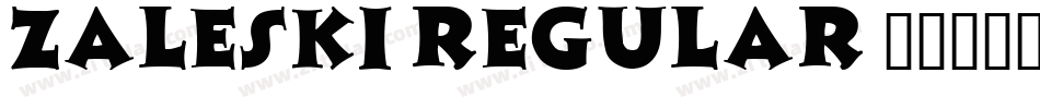 Zaleski Regular字体转换